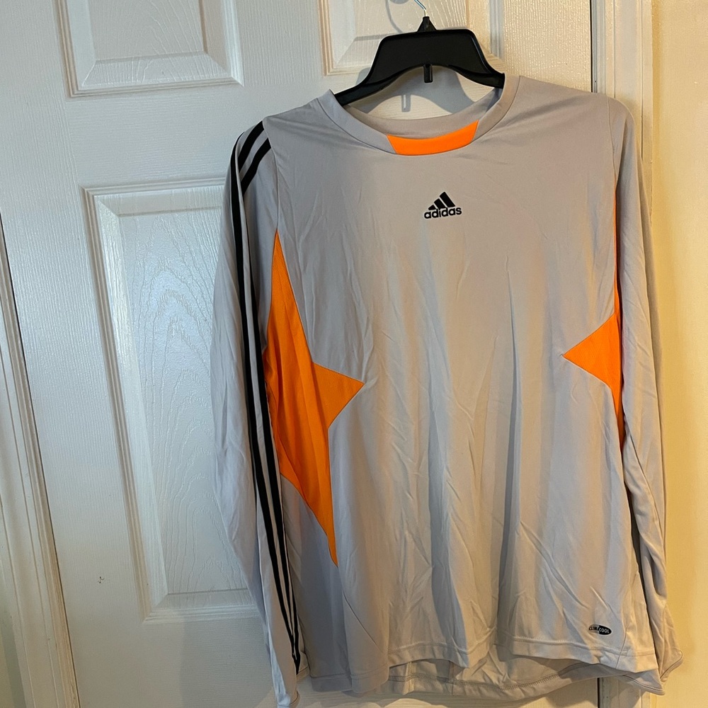 Adidas Sport Shirt, Long Sleeve, New With Tags